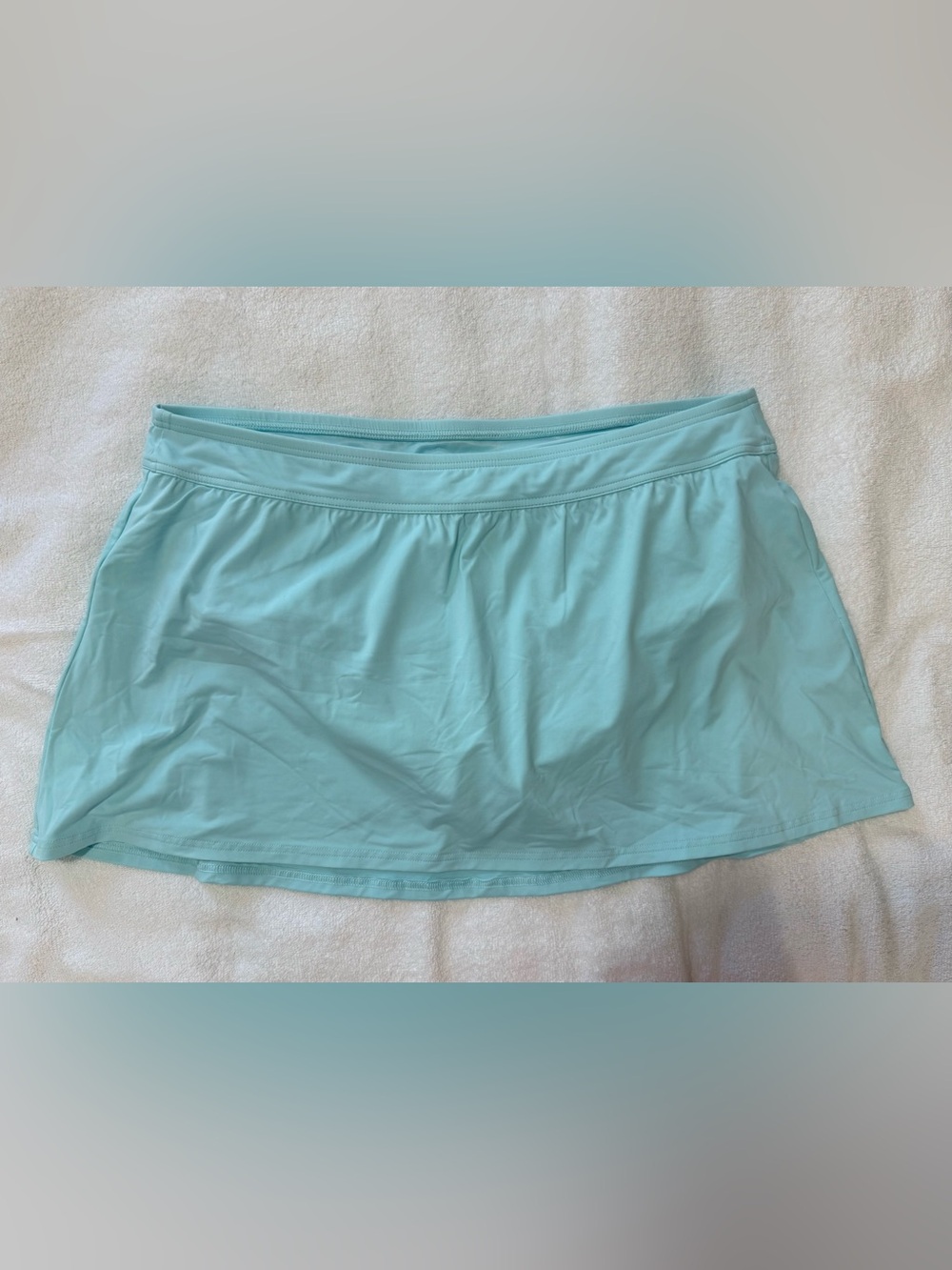 16W Light Aqua Swim Skirt very pretty color!